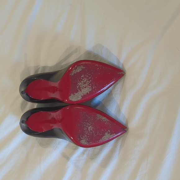 Christian Louboutin Black Cornielle Heels - Picture 4 of 6